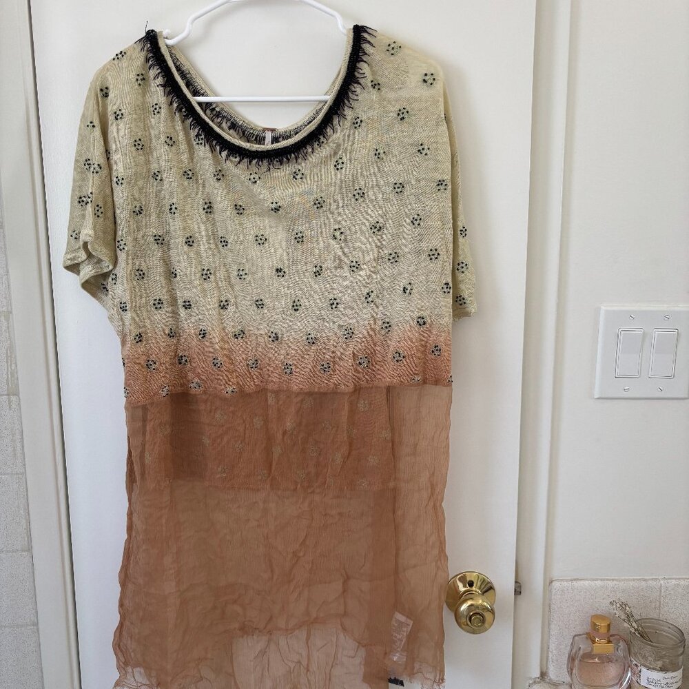 Free People Beaded Top - S